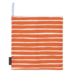 Piccolo gryteklut 21,5 cm hvit/tomat rød/blå