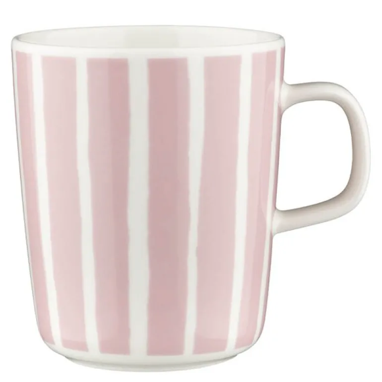 Piccolo krus 25 cl hvit/rosa