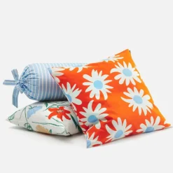 Piccolo pute 19x54 cm blå/hvit