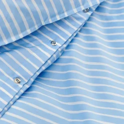 Piccolo putetrekk 50x70 cm hvit/blå