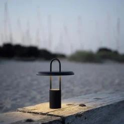 Pier bærbar LED lampe 25 cm black