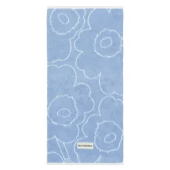 Piirto Unikko håndkle 50x100 cm blå/hvit