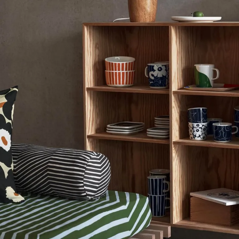 Pikkuinen unikko kopp 20 cl mørkblå/hvit