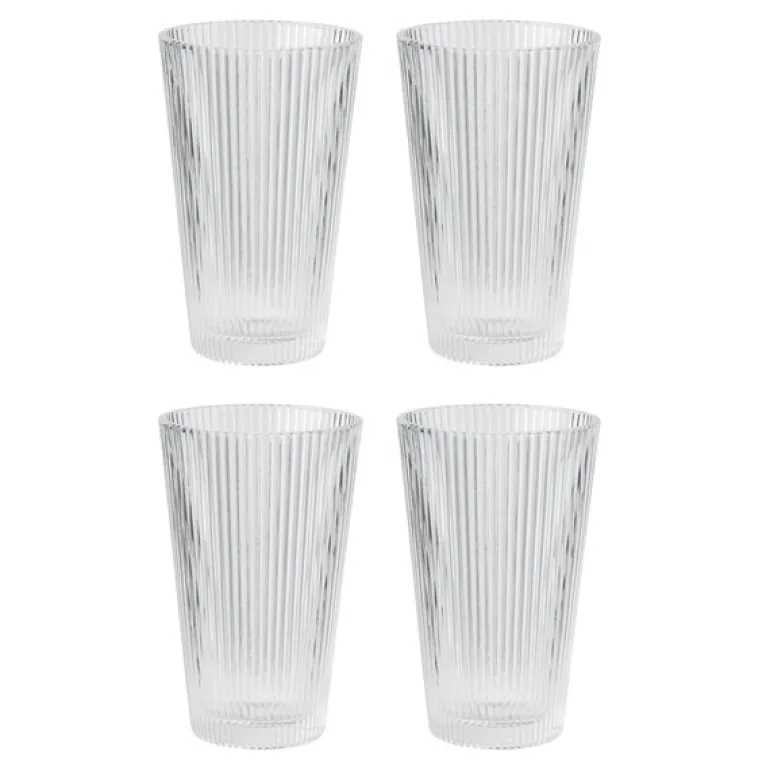 Pilastro drikkeglass 35 cl 4 stk klar