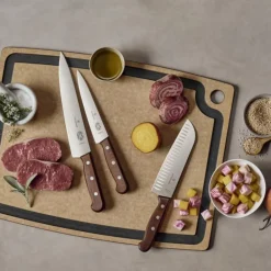 Pine kokkekniv 15 cm brun