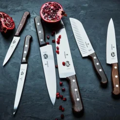 Pine santokukniv 17cm brun