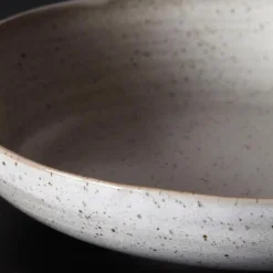 Pion skål 19 cm grå/hvit