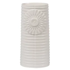 Pipanella Lines oval vase 18,1x8,5 cm hvit