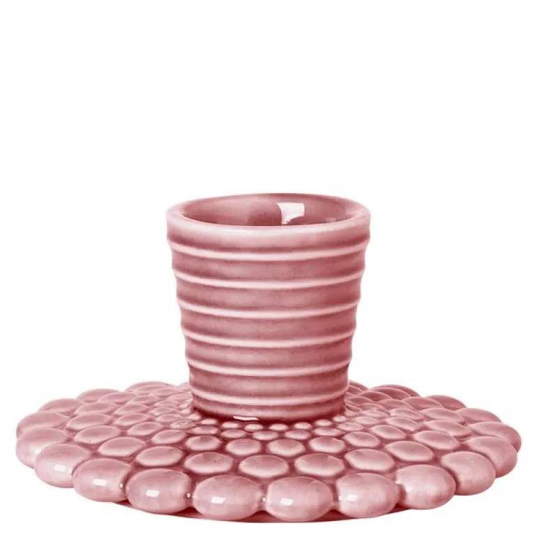 Pipanella lysestake 4,5 cm bubble lines dusty rose