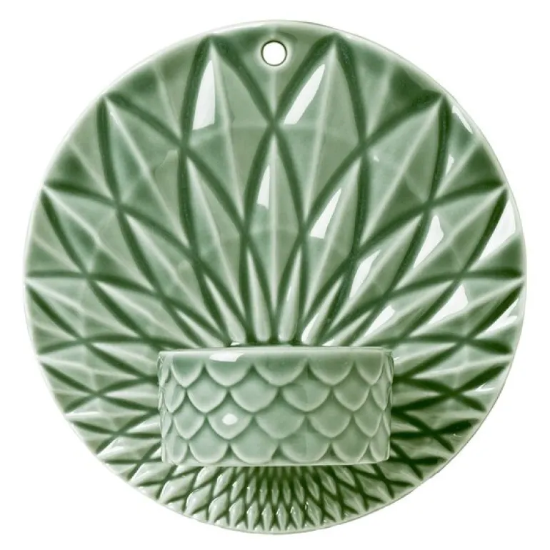 Pipanella vegglysestake 11,5 cm Scales grønn