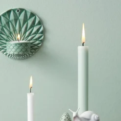 Pipanella vegglysestake 11,5 cm Scales grønn