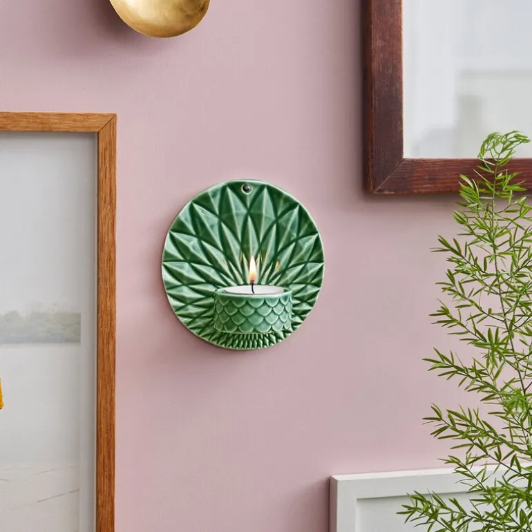 Pipanella vegglysestake 11,5 cm Scales grønn