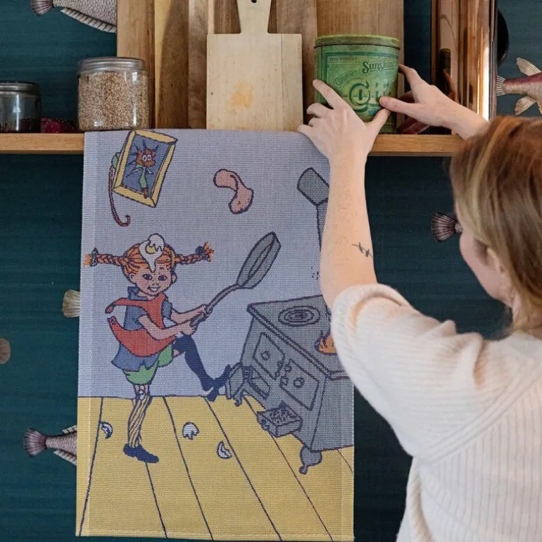 Pippi kjøkkenhåndkle 40x60 cm pannekakekos