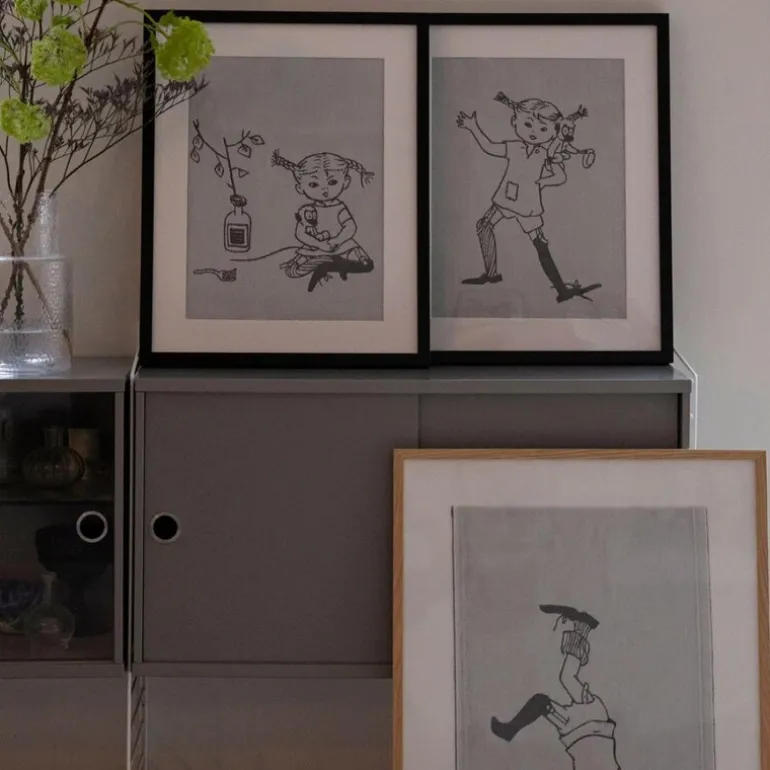 Pippi kjøkkenhåndkle 35x50 cm sukkerdrikke