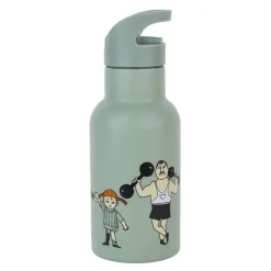 Pippi vannflaske 0,34L sirkus grønn