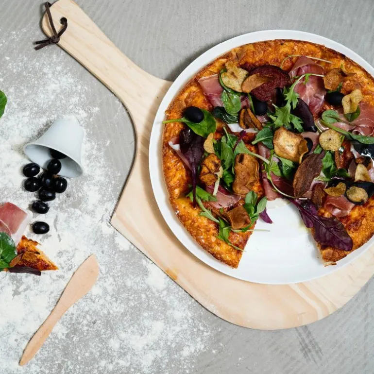 Pizza tallerken 32 cm hvit