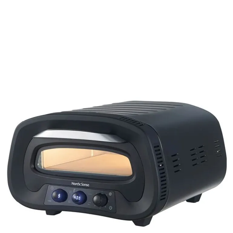 Pizzaovn elektrisk 1700W svart