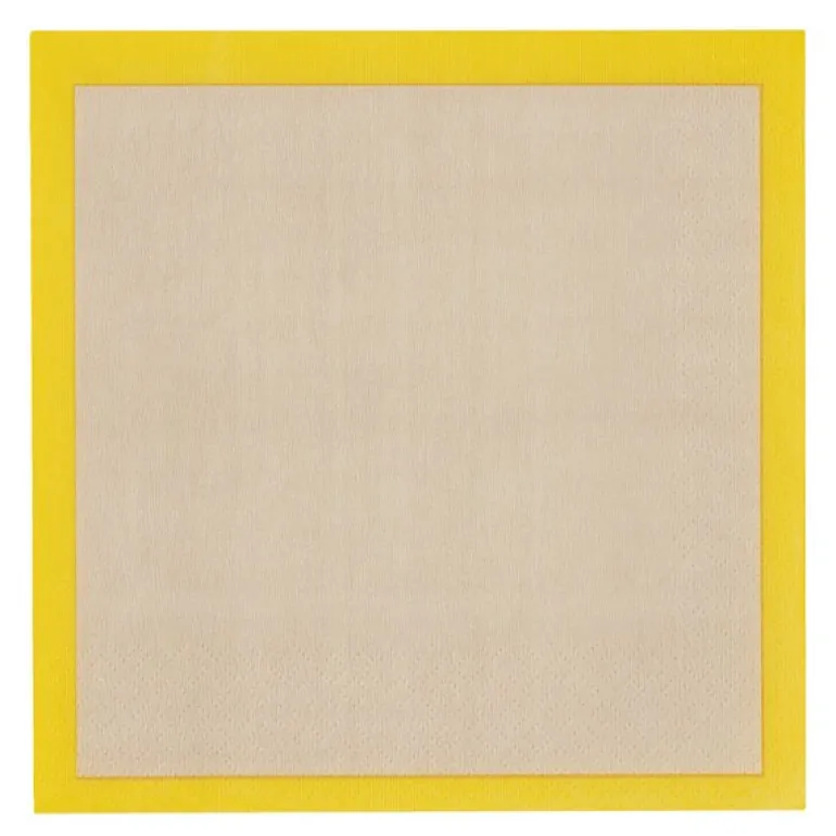 Play serviett 33x33 cm 20 stk beige/gul