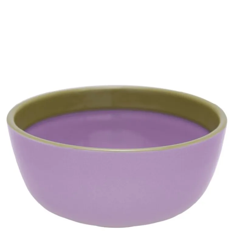 Play skål 13 cm lilla/oliven