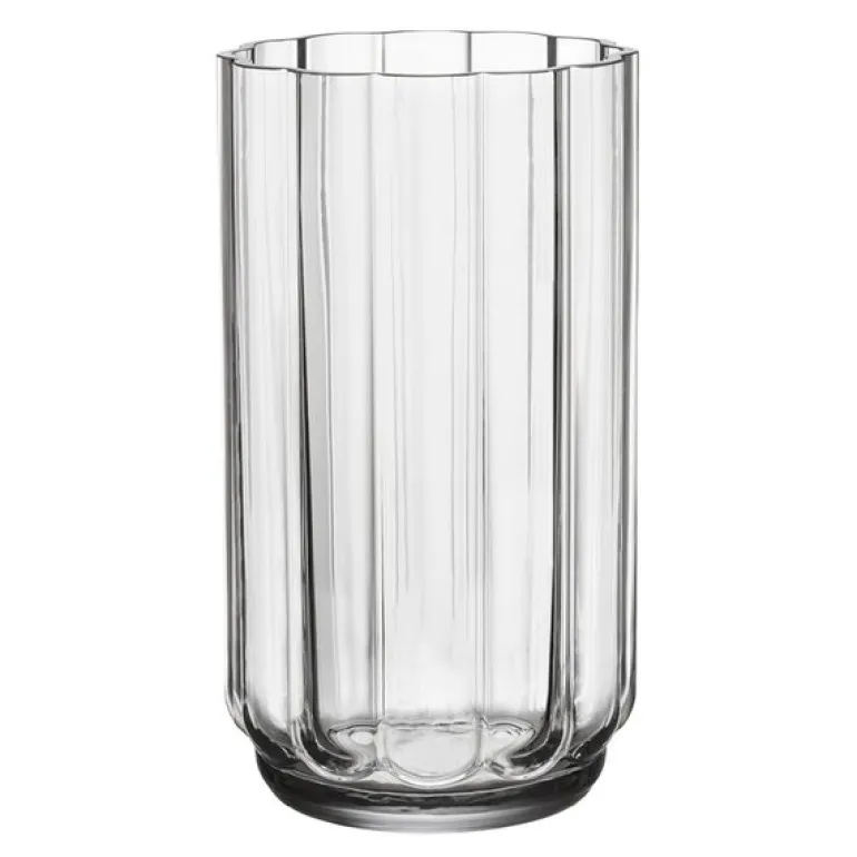 Play vase 18 cm klar