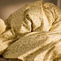 Pleasantly sengetøy 140x220 cm gul