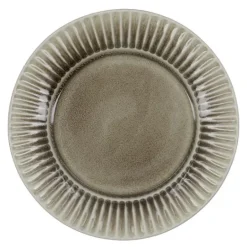 Pleat asjett 22 cm grå/brun