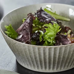 Pleat bolle 19 cm grå/brun