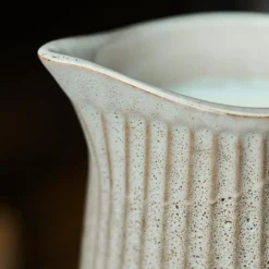 Pleat kanne 13 cm grå/brun