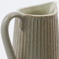 Pleat kanne 13 cm grå/brun