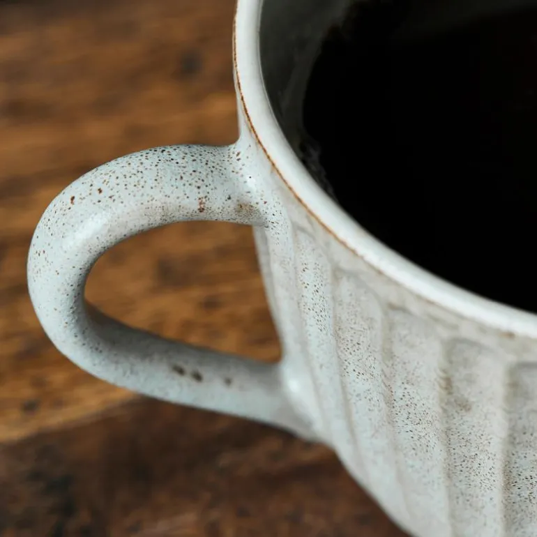 Pleat kopp 10,5 cm grå/brun