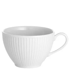 Plissé kopp hvit 18 cl 8,5 cm