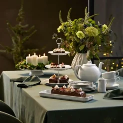 Plissé skål til kopp 18 cl hvit