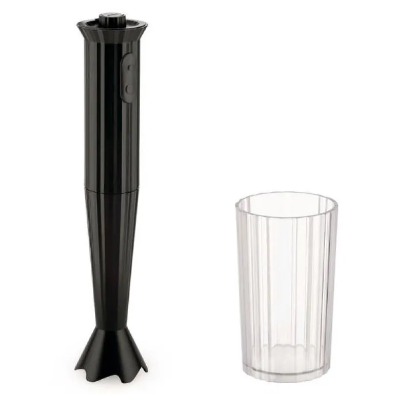 Plissé stavmikser svart