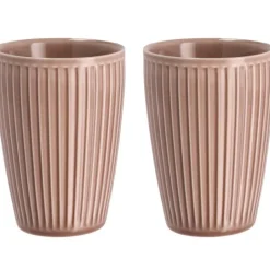 Plissé termokrus 25 cl 2 stk woodrose