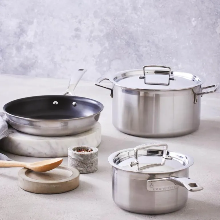 3-Ply gryte- og pannesett 3 deler