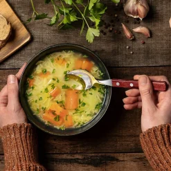 Polywood skje 19,4 cm brun