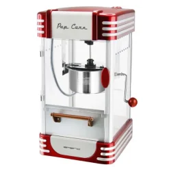 Popcornmaskin 50 g POM-120650 retro rød