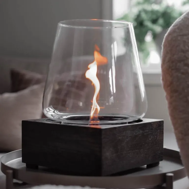 Poppy lykt B24 cm svart