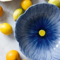 Poppy skål 30 cm blå