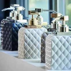 Portia såpedispenser 16 cm grå