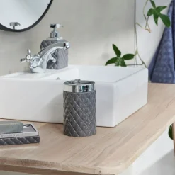 Portia såpeskål 13x10 cm grå