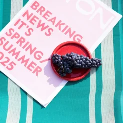 Porto mini tallerken 17 cm rød