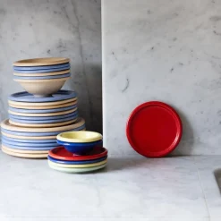 Porto mini tallerken 17 cm rød