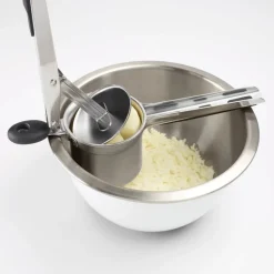 Potetmoser 33 cm rustfritt stål/svart