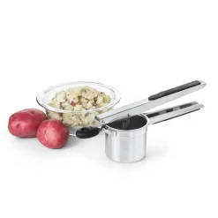 Potetmoser 33 cm rustfritt stål/svart