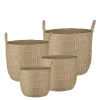 Pottekurv sjøgress 4 stk 35/30/25/20 cm