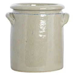 Pottery krukke 15x13 cm sand