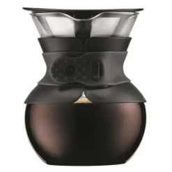 Pour Over kaffebrygger med filter 0,5 L/4 kopper svart