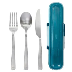 Prep & go bestikk i etui grønn