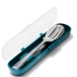 Prep & go bestikk i etui grønn